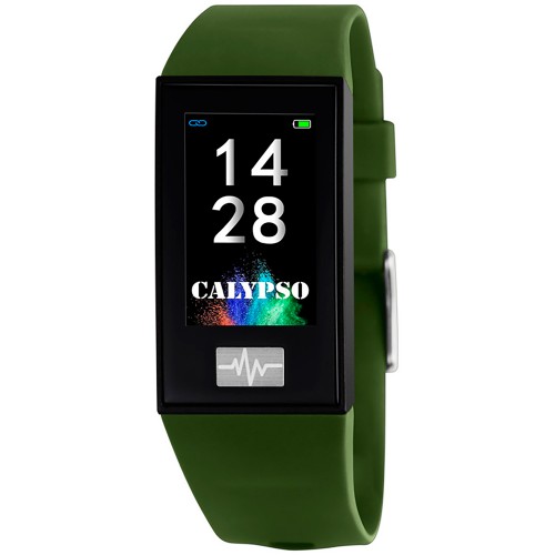 CALYPSO Smartwatch Green Rubber Strap 8500-8